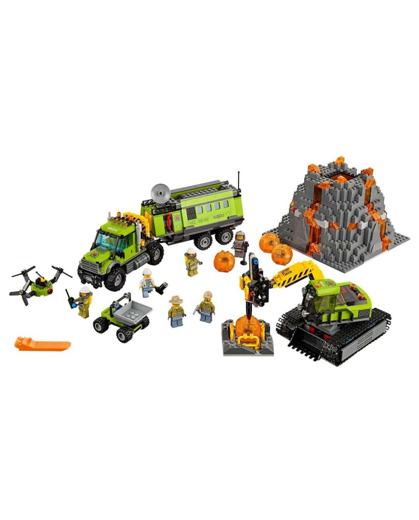 LEGO City Βάση Εξερεύνησης Ηφαιστείου (60124)