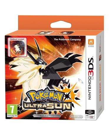 POKEMON ULTRA SUN - STEELBOOK / FAN EDITION - 3DS / 2DS GAME