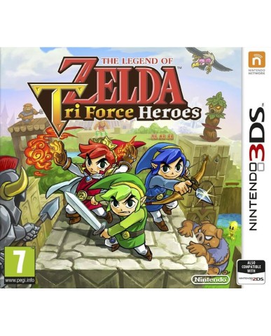 THE LEGEND OF ZELDA TRIFORCE HEROES - 3DS / 2DS GAME