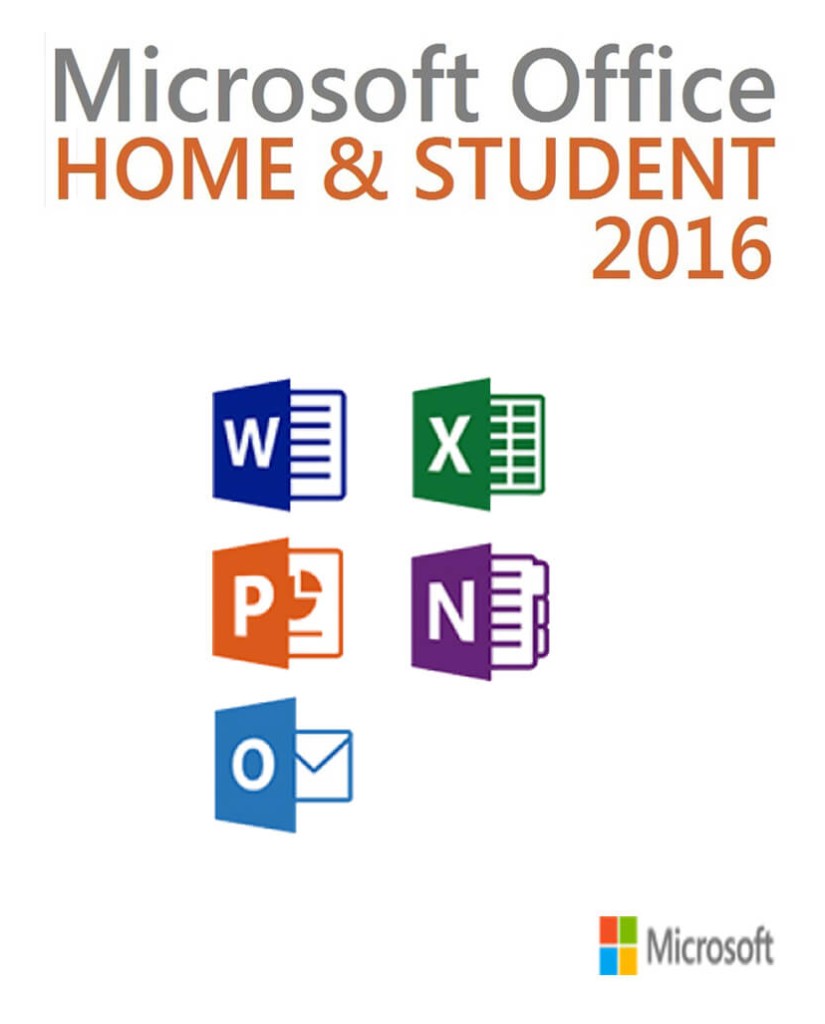 Microsoft Office Home & Student 2016 για Windows MEDIALESS P2 -  ENG PKC
