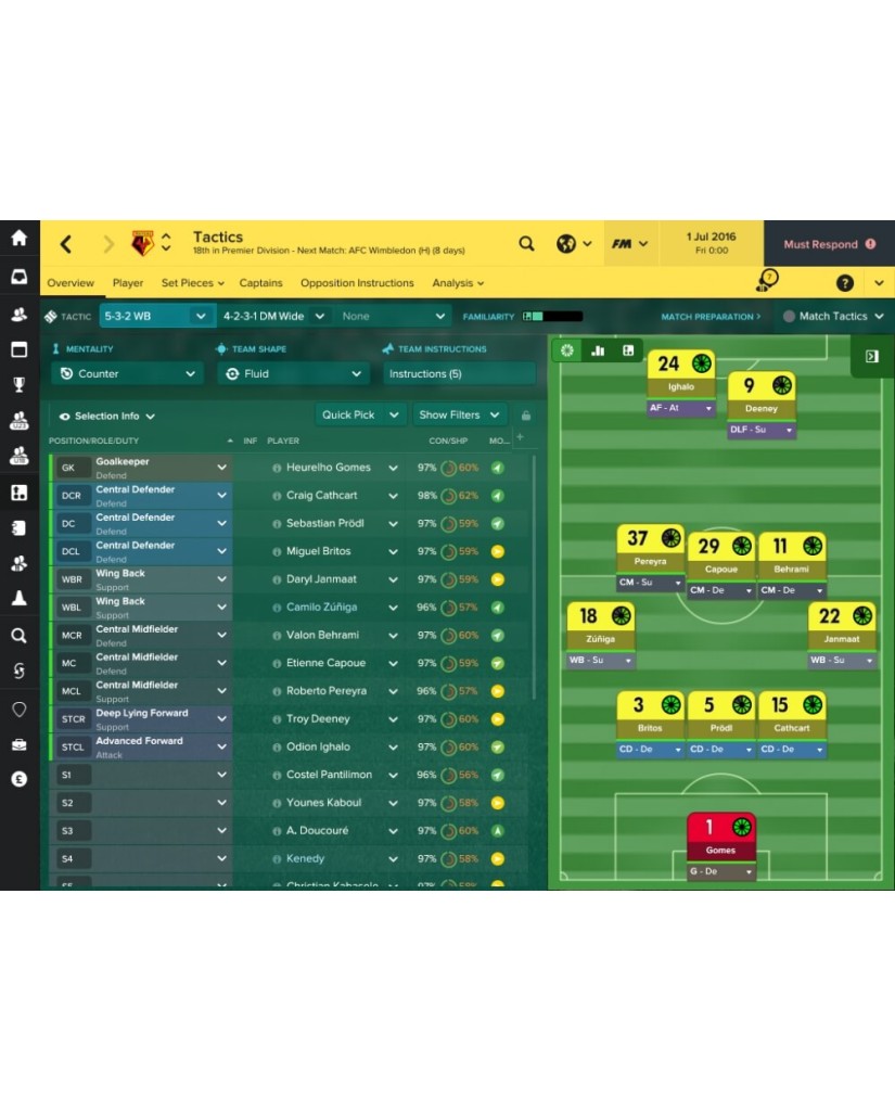 FOOTBALL MANAGER 2017 - PC GAME