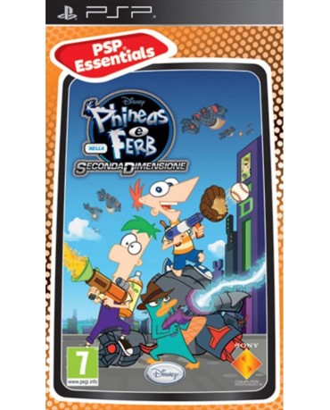 PHINEAS AND FERB ACROSS THE 2ND DIMENSION ESSENTIALS – PSP GAME