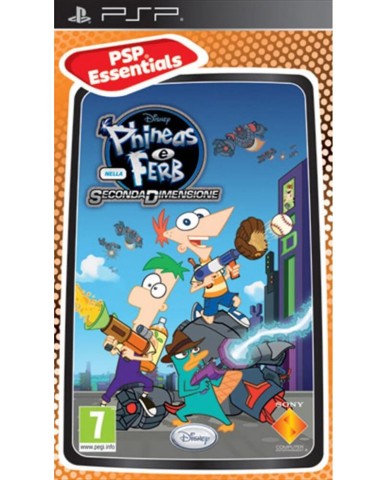 PHINEAS AND FERB ACROSS THE 2ND DIMENSION ESSENTIALS – PSP GAME