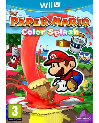 PAPER MARIO COLOR SPLASH - WII U GAME