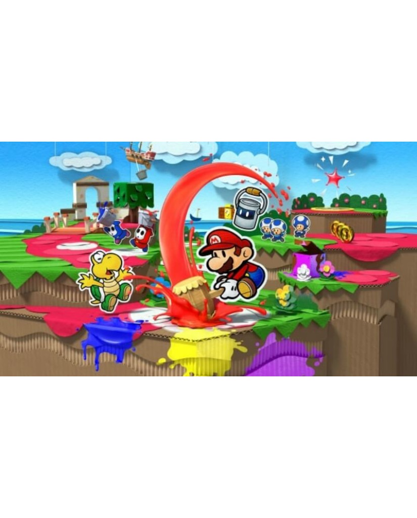 PAPER MARIO COLOR SPLASH - WII U GAME