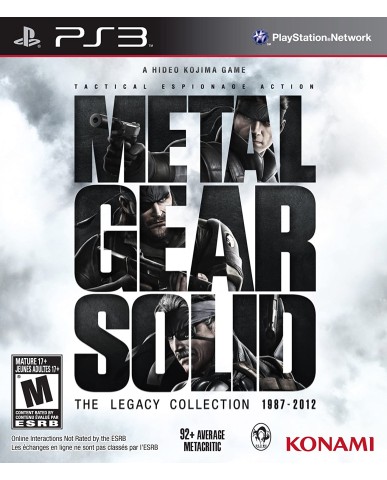 METAL GEAR SOLID THE LEGACY COLLECTION - PS3 GAME