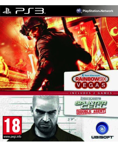 TOM CLANCY'S RAINBOW SIX VEGAS  + TOM CLANCY'S SPLINTER CELL DOUBLE AGENT - PS3 GAME