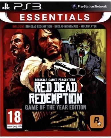 RED DEAD REDEMPTION GAME OF THE YEAR EDITION ESSENTIALS - PS3 GAME