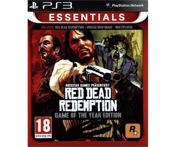 RED DEAD REDEMPTION GAME OF THE YEAR EDITION ESSENTIALS - PS3 GAME