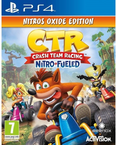CRASH TEAM RACING NITRO-FUELED NITROS OXIDE EDITION - PS4 NEW GAME