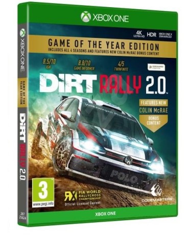 DIRT RALLY 2.0 GAME OF THE YEAR EDITION - XBOX ONE GAME
