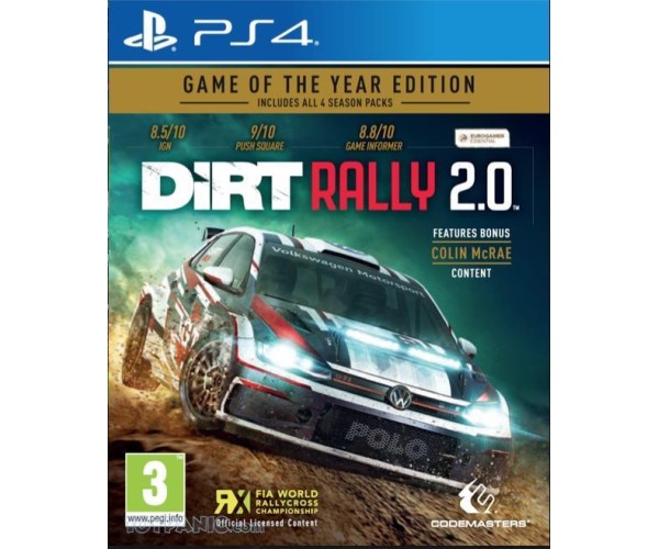 DIRT RALLY 2.0 GAME OF THE YEAR EDITION - PS4 GAME