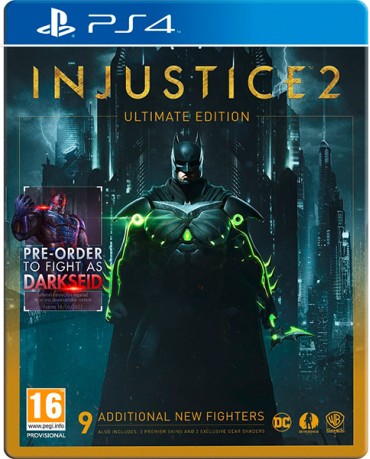 INJUSTICE 2 ULTIMATE EDITION INCLUDES PRE-ORDER TO FIGHT AS DARKSEID - PS4 GAME
