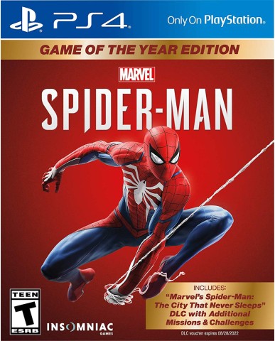 MARVEL'S SPIDER-MAN GAME OF THE YEAR EDITION - PS4 GAME