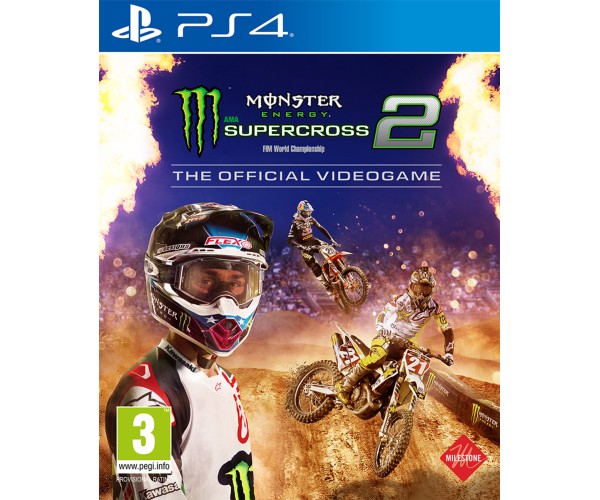 MONSTER ENERGY SUPERCROSS: THE OFFICIAL VIDEOGAME 2 - PS4 GAME