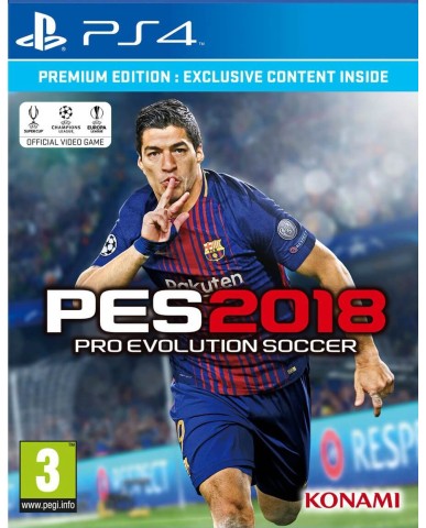 PRO EVOLUTION SOCCER 2018 PREMIUM EDITION + PREORDER BONUS ΠΕΡΙΛΑΜΒΑΝΕΙ ΕΛΛΗΝΙΚΑ + ΕΛΛΗΝΙΚΕΣ ΟΜΑΔΕΣ - PS4 GAME