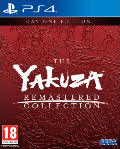 THE YAKUZA REMASTERED COLLECTION DAY ONE EDITION - PS4 NEW GAME