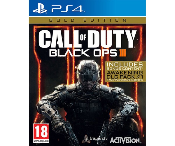 CALL OF DUTY BLACK OPS III GOLD EDITION INCLUDES BONUS CONTENT - PS4 GAME
