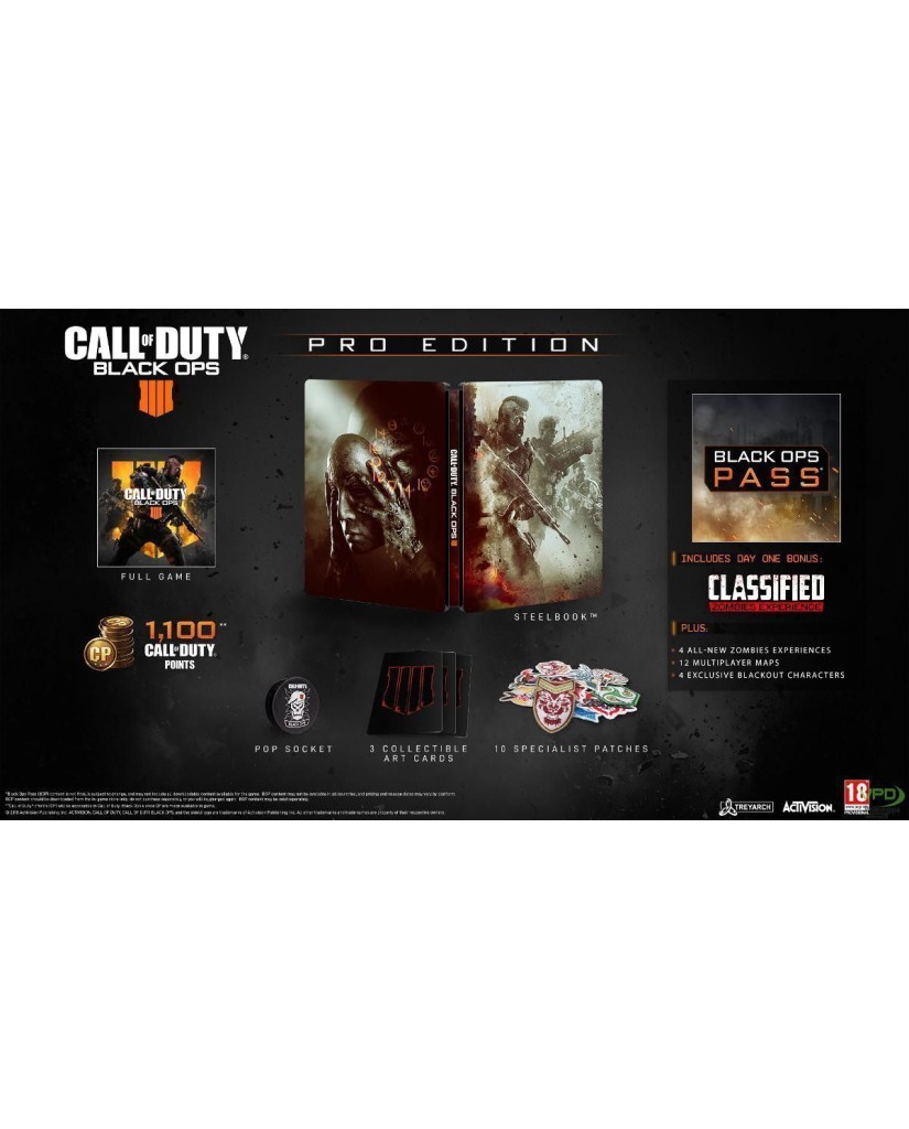 CALL OF DUTY BLACK OPS 4 PRO EDITION - XBOX ONE NEW GAME