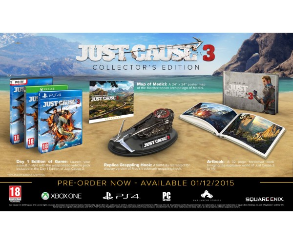 JUST CAUSE 3 COLLECTOR’S EDITION – XBOX ONE GAME